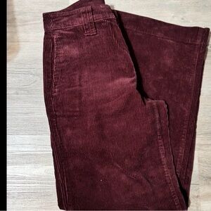 a.n.a Burgundy Corduroy pants